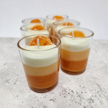 Load image into Gallery viewer, Single Dessert Shot Glass / Votive Candles - Orange Creamsicle