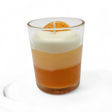 Load image into Gallery viewer, Single Dessert Shot Glass / Votive Candles - Orange Creamsicle