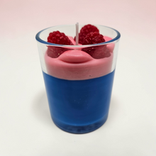 Load image into Gallery viewer, Single Dessert Shot Glass / Votive Candles - Blue Raspberry