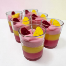 Load image into Gallery viewer, Single Dessert Shot Glass / Votive Candles - Pink Raspberry Lemonade