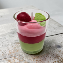 Load image into Gallery viewer, Single Dessert Shot Glass / Votive Candles - Cherry Limeade