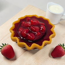 Load image into Gallery viewer, 3 Inch Scented Strawberry Pie Candle