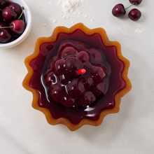 Load image into Gallery viewer, Cherry Pie Candle – 3” Dessert Candle, Cherry Pie Scented, Handmade Food Candle in Tin, 12 Hour Burn