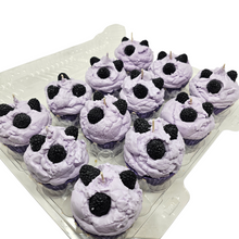 Load image into Gallery viewer, 12 Pack Scented Cupcake Candles - Blackberry