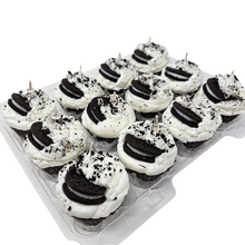 Load image into Gallery viewer, 12 Pack Scented Cupcake Candles - Cookies & Cream
