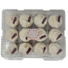 Load image into Gallery viewer, 12 Pack Scented Cupcake Candles - Apple Cinnamon