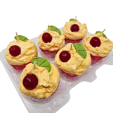 Load image into Gallery viewer, 6 Pack Scented Cupcake Candles - Fruit Medley