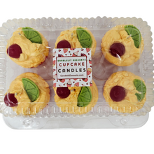Load image into Gallery viewer, 6 Pack Scented Cupcake Candles - Fruit Medley