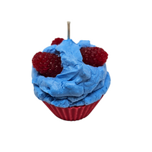 Load image into Gallery viewer, Single Cupcake Candle - Blue Raspberry