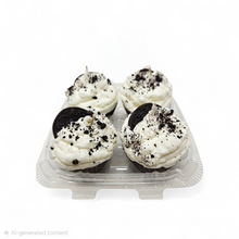 Load image into Gallery viewer, 4 Pack Scented Cupcake Candles - Cookies & Cream