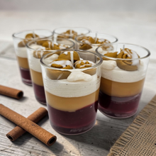 Load image into Gallery viewer, Single Dessert Shot Glass / Votive Candles - Cinnamon Bun/Roll 2.75 oz