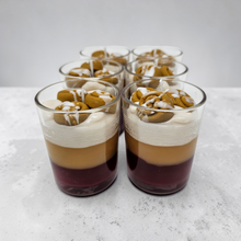 Load image into Gallery viewer, Single Dessert Shot Glass / Votive Candles - Cinnamon Bun/Roll 2.75 oz