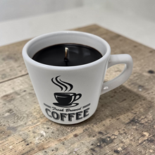 Load image into Gallery viewer, Coffee Scented Candle – Fresh Brewed Coffee Candle, 7 oz, 3” x 4.5”, Strong Coffee Aroma, Cozy Home Fragrance