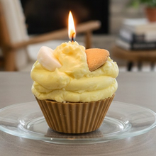 Load image into Gallery viewer, 12 Pack - Scented Banana Pudding Cupcake Candles