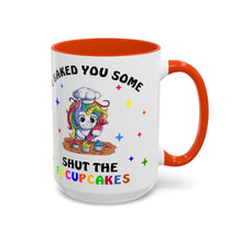 Load image into Gallery viewer, 15 oz Extra Large Coffee Mug - Baked You Some Shut the Fucupcakes Unicorn
