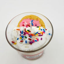 Load image into Gallery viewer, Sugar Cookie Scented Candle – Sprinkled Wax Cookie Topping