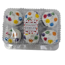 Load image into Gallery viewer, 6 Pack - Fruity Rings Cereal Style Cupcake Candles