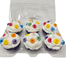 Load image into Gallery viewer, 6 Pack - Fruity Rings Cereal Style Cupcake Candles