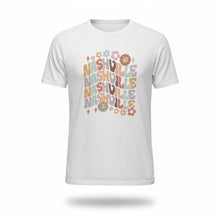 Load image into Gallery viewer, Adult Tee - Nashville Stacked Flowers Graphic