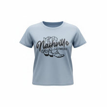 Load image into Gallery viewer, Adult Tee - Nashville Boots Crop Top