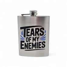 Load image into Gallery viewer, Large 8 oz Hip Flask - Tears of My Enemies