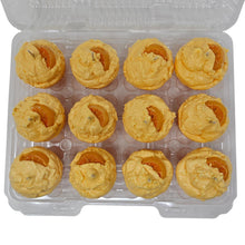 Load image into Gallery viewer, 12 Pack - Scented Orange Creamsicle Cupcake Candles
