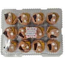 Load image into Gallery viewer, 12 Pack - Scented S'mores Cupcake Candles