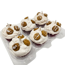 Load image into Gallery viewer, 6 Pack - Scented Cinnamon Roll Bun Cupcake Candles