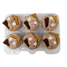 Load image into Gallery viewer, 6 Pack - Scented S'mores Cupcake Candles