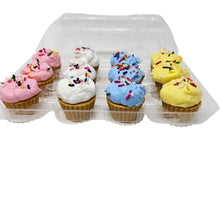 Load image into Gallery viewer, One Dozen Mini Cupcake Wax Melts - Birthday Cake