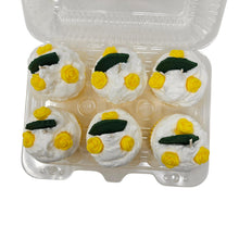 Load image into Gallery viewer, 6 Pack - Scented Yellow Floral Decorated Cupcake Candles