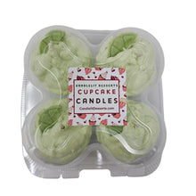 Load image into Gallery viewer, 4 Pack - Scented Key Lime Pie Cupcake Candles