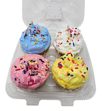 Load image into Gallery viewer, 4 Pack - Birthday Cake Scented Cupake Candles
