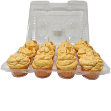 Load image into Gallery viewer, 12 Pack - Scented Orange Creamsicle Cupcake Candles