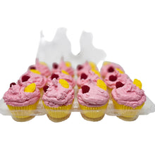 Load image into Gallery viewer, 12 Pack - Scented Pink Raspberry Lemonade Cupcake Candles