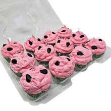 Load image into Gallery viewer, 12 Pack - Scented Watermelon Cupcake Candles