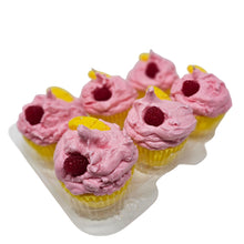 Load image into Gallery viewer, 6 Pack - Scented Pink Raspberry Lemonade Cupcake Candles
