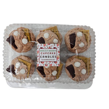 Load image into Gallery viewer, 6 Pack - Scented S'mores Cupcake Candles