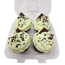 Load image into Gallery viewer, 4 Pack - Scented Chocolate Mint Cupcake Candles