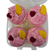 Load image into Gallery viewer, 4 Pack - Scented Pink Raspberry Lemonade Cupcake Candles