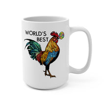 Load image into Gallery viewer, World’s Best Cock Sucker Mug – Funny Rooster Coffee Mug – Adult Humor 15 oz Ceramic Mug – Dishwasher & Microwave Safe