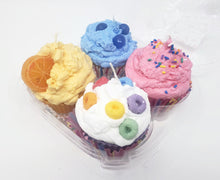 Load image into Gallery viewer, Bakery Box of Four Cupcake Candles - Choose your Flavors
