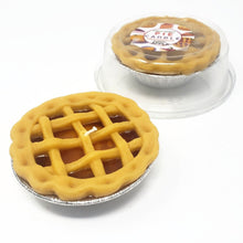 Load image into Gallery viewer, Apple Pie Candle 3 Inch – Realistic Lattice Top Dessert Candle – Apple Pie Scented Candle in Tin