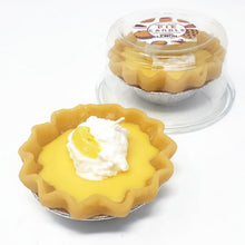 Load image into Gallery viewer, Lemon Pie Candle – 3” Dessert Candle, Lemon Pie Scented, Handmade Food Candle in Tin, 12 Hour Burn