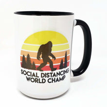 Load image into Gallery viewer, 15 oz Extra Large Coffee Mug - Social Distance World Champ