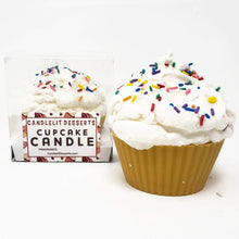 Load image into Gallery viewer, Jumbo Cupcake Candle with Sprinkles