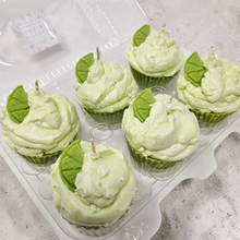 Load image into Gallery viewer, 6 Pack - Scented Key Lime Pie Cupcake Candles
