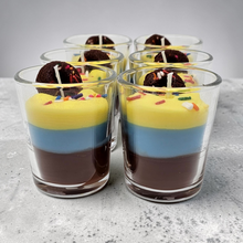 Load image into Gallery viewer, Single Dessert Shot Glass / Votive Candles - Doughnut
