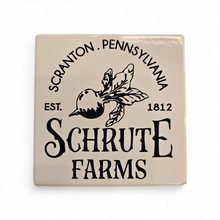 Load image into Gallery viewer, Ceramic Coaster - Schrute Farms The Office
