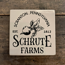 Load image into Gallery viewer, Ceramic Coaster - Schrute Farms The Office
